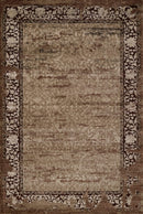 Rugs Brown Area Rugs 63" x 84" x 0.43" Lt. Brown Polypropylene/Polyester Area Rug 1770 HomeRoots