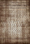 Rugs Brown Area Rugs - 63" x 84" x 0.43" Lt. Brown Polypropylene/Polyester Area Rug HomeRoots