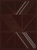 Rugs Brown Area Rugs 63" x 86" x 0.4" Dark Brown Olefin Area Rug 7783 HomeRoots