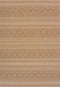 Rugs Brown Area Rugs 63" x 90" Brown Polypropylene/Olefin Area Rug 1233 HomeRoots