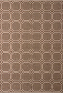 Rugs Brown Area Rugs 63" x 90" Brown Polypropylene/Olefin Area Rug 1278 HomeRoots