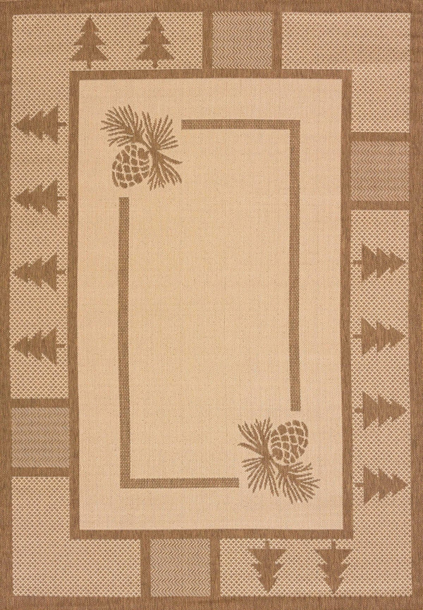 Rugs Brown Area Rugs - 63" x 90" Brown Polypropylene/Olefin Oversize Rug HomeRoots