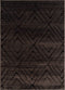 Rugs Brown Area Rugs - 63" x 90" x 0.79" Brown Polyester/Olefin Area Rug HomeRoots