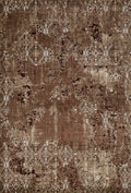 Rugs Brown Area Rugs - 94" x 126" x 0.43" Brown Polypropylene/Polyester Oversize Rug HomeRoots