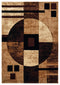 Rugs Brown Rug - 22" x 32" x 0.5" Brown Olefin/Polypropylene Accent Rug HomeRoots