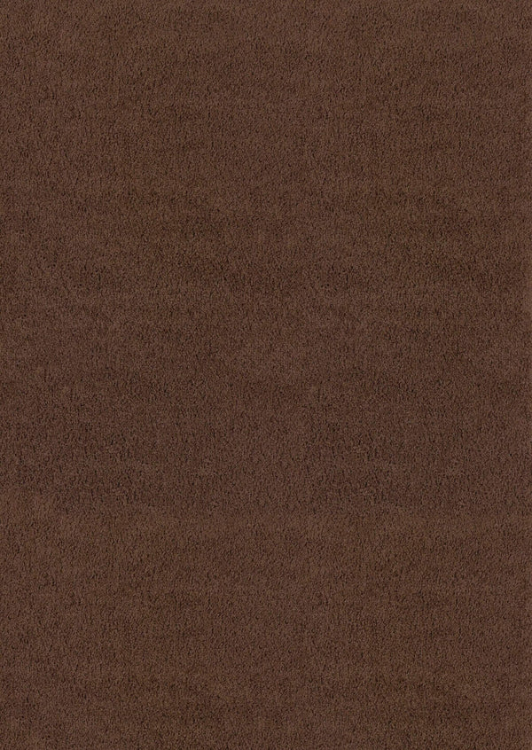 Rugs Brown Rug - 6 x 86" x 1.2" Brown Olefin Area Rug HomeRoots