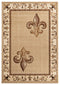 Rugs Carpets and Rugs 22" x 32" x 0.53" Beige Olefin/Polypropylene Accent Rug 7411 HomeRoots