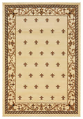 Rugs Carpets and Rugs 22" x 32" x 0.53" Beige Olefin/Polypropylene Accent Rug 7501 HomeRoots