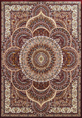 Rugs Carpets and Rugs 31" x 47" x 0.39" Ruby Polyester Mat Rug 6714 HomeRoots