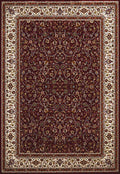 Rugs Carpets and Rugs 31" x 47" x 0.39" Ruby Polyester Mat Rug 6726 HomeRoots