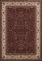 Rugs Carpets and Rugs 31" x 47" x 0.39" Ruby Polyester Mat Rug 6726 HomeRoots