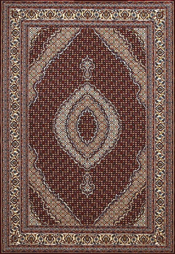 Rugs Carpets and Rugs 31" x 47" x 0.39" Ruby Polyester Mat Rug 6734 HomeRoots