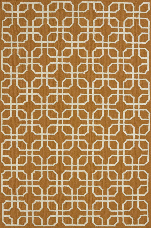 Rugs Carpets and Rugs - 60" x 90" x 0.47" Cinnamon Olefin Area Rug HomeRoots