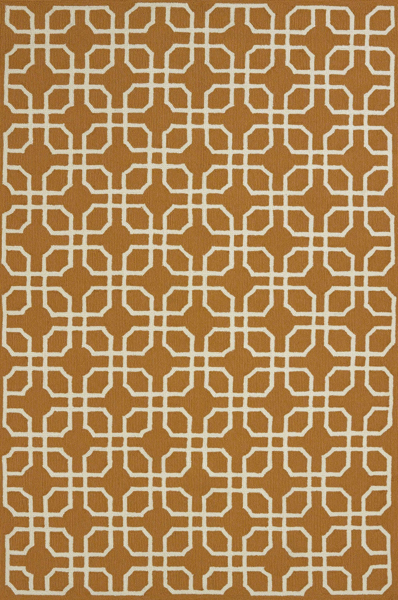 Rugs Carpets and Rugs - 60" x 90" x 0.47" Cinnamon Olefin Area Rug HomeRoots