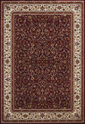 Rugs Carpets and Rugs 63" x 86" x 0.39" Ruby Polyester Area Rug 6727 HomeRoots