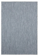 Rugs Carpets and Rugs 63" x 90" x 0.04" Blue Polypropylene Area Rug 6917 HomeRoots