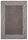 Rugs Carpets and Rugs - 63" x 90" x 0.04" Brown Polypropylene Area Rug HomeRoots