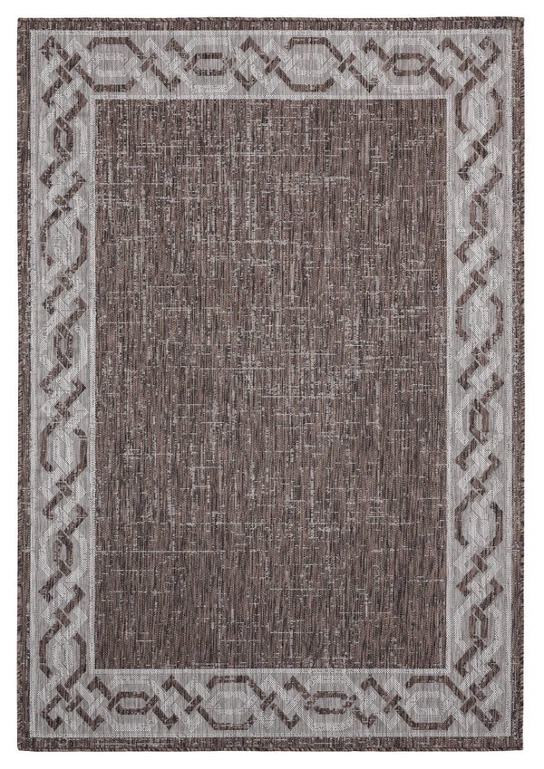 Rugs Carpets and Rugs - 63" x 90" x 0.04" Brown Polypropylene Area Rug HomeRoots