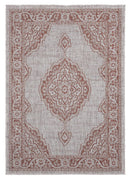 Rugs Carpets and Rugs 63" x 90" x 0.04" Terracotta Polypropylene Area Rug 6893 HomeRoots