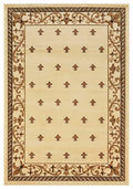 Rugs Carpets and Rugs 94" x 126" x 0.53" Beige Olefin/Polypropylene Area Rug 7506 HomeRoots
