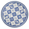 Rugs Cheap Area Rugs 2'6" x 4'6" Oval Wool Blue/Ivory Area Rug 3728 HomeRoots