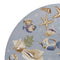 Rugs Cheap Area Rugs - 2'6" x 4'6" Oval Wool Lt.Blue Area Rug HomeRoots