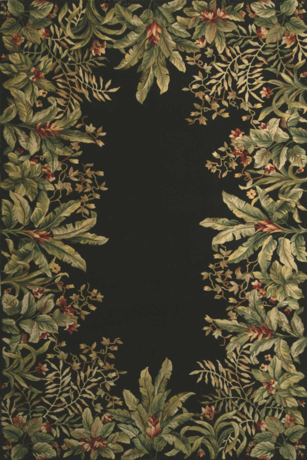 Rugs Cheap Area Rugs - 2' x 3' Wool Black Area Rug HomeRoots