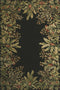 Rugs Cheap Area Rugs - 2' x 3' Wool Black Area Rug HomeRoots