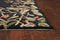 Rugs Cheap Area Rugs - 2' x 3' Wool Black Area Rug HomeRoots