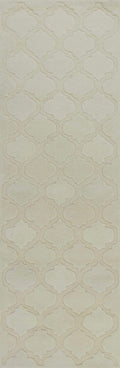 Rugs Cheap Area Rugs 27" X 45" Wool Grey Area Rug 3534 HomeRoots