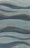 Rugs Cheap Area Rugs - 27" X 45" Wool Ocean Area Rug HomeRoots