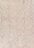 Rugs Cheap Area Rugs 3'3" x 5'3" Wool Ivory Area Rug 3796 HomeRoots