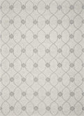 Rugs Cheap Area Rugs 3'3" x 5'3" Wool Ivory Area Rug 3802 HomeRoots