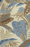 Rugs Cheap Area Rugs 30" X 50" Wool Ivory/Blue Area Rug 3971 HomeRoots