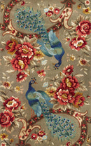 Rugs Cheap Area Rugs - 30" x 50" Wool Sage Area Rug HomeRoots