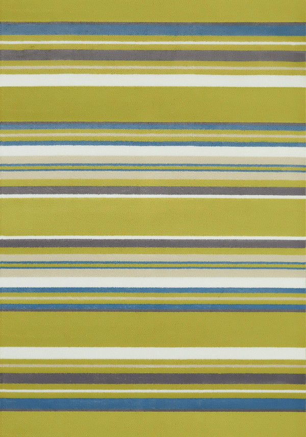 Rugs Cheap Area Rugs - 63" x 86" x 0.43" Lime Polypropylene Area Rug HomeRoots