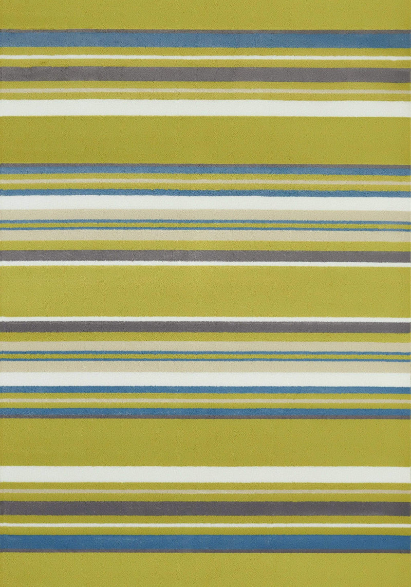 Rugs Cheap Area Rugs - 63" x 86" x 0.43" Lime Polypropylene Area Rug HomeRoots