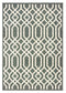 Rugs Cheap Area Rugs 63" x 90" x 0.31" Charcoal Polypropylene Area Rug 9863 HomeRoots