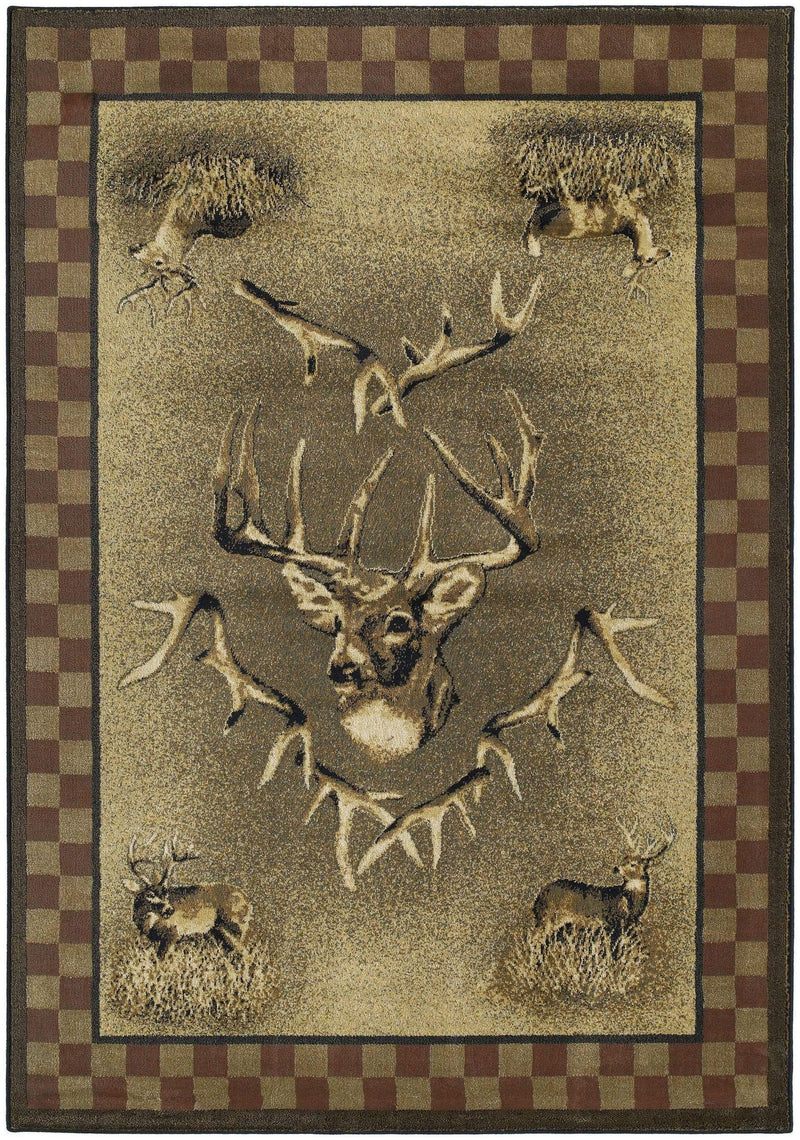 Rugs Cheap Area Rugs - 63" x 90" x 0.45" Suede Polypropylene Area Rug HomeRoots