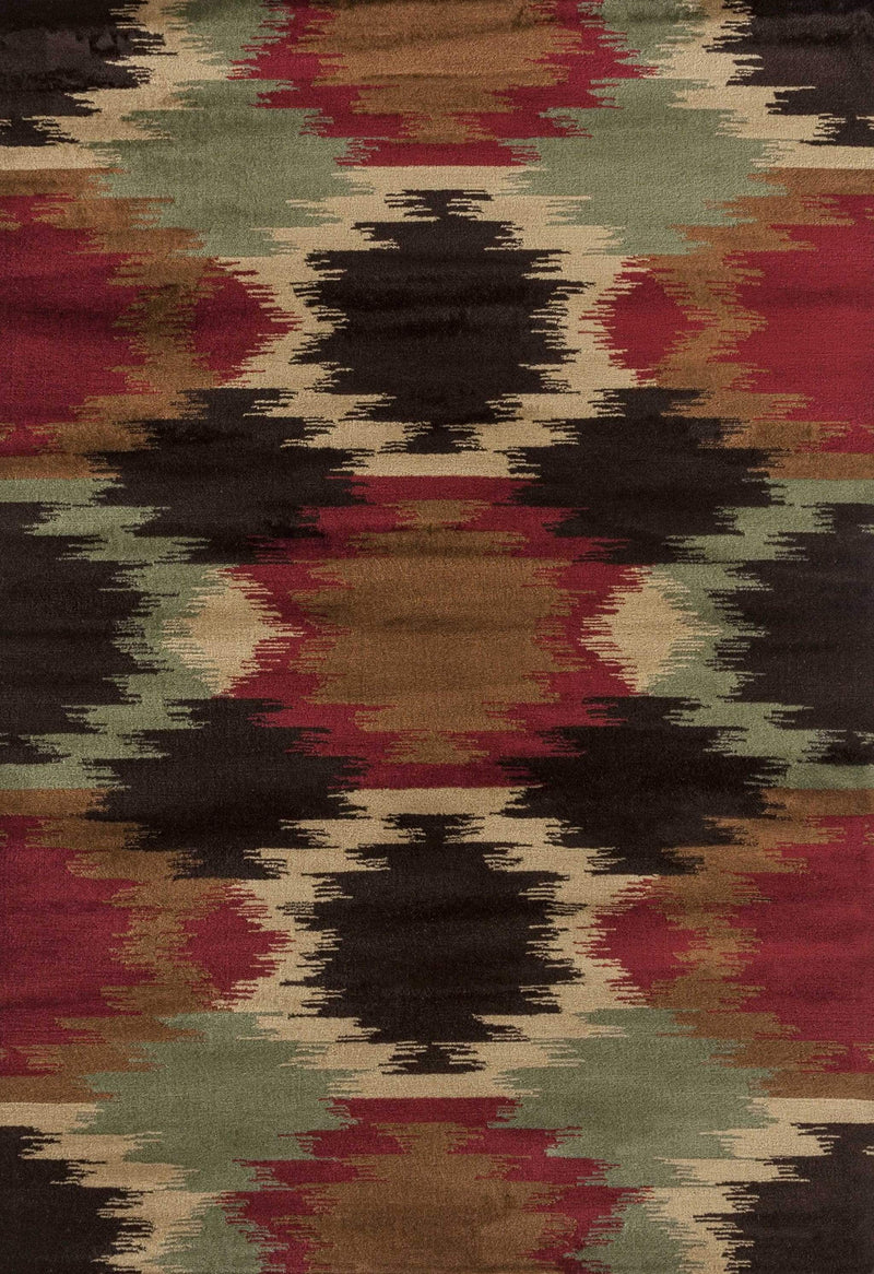 Rugs Cheap Big Rugs 94" x 126" x 0.4" Multi Polypropylene Oversize Rug 1863 HomeRoots