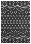 Rugs Cheap Big Rugs 94" x 126" x 1.2" Smoke Microfiber Polyester Oversize Rug 1541 HomeRoots