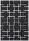 Rugs Cheap Big Rugs 94" x 126" x 1.2" Smoke Microfiber Polyester Oversize Rug 1637 HomeRoots