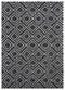 Rugs Cheap Big Rugs - 94" x 126" x 1.2" Smoke Microfiber Polyester Oversize Rug HomeRoots