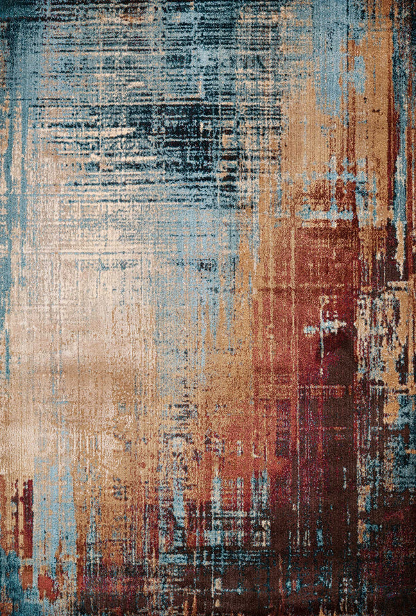 Rugs Cheap Large Rugs - 94" x 126" x 0.35" Multi Olefin/Polyester Oversize Rug HomeRoots