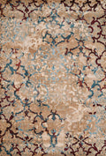 Rugs Cheap Large Rugs 94" x 126" x 0.35" Taupe Olefin/Polyester Oversize Rug 9481 HomeRoots