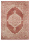 Rugs Cheap Large Rugs - 94" x 126" x 0.37" Brick Olefin Frieze Oversize Rug HomeRoots