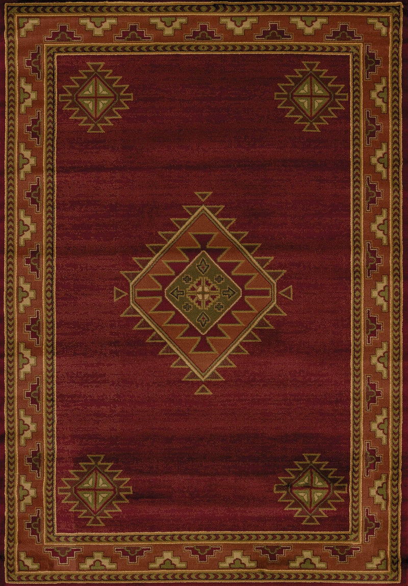 Rugs Cheap Large Rugs - 94" x 126" x 0.45" Burgundy Polypropylene Oversize Rug HomeRoots