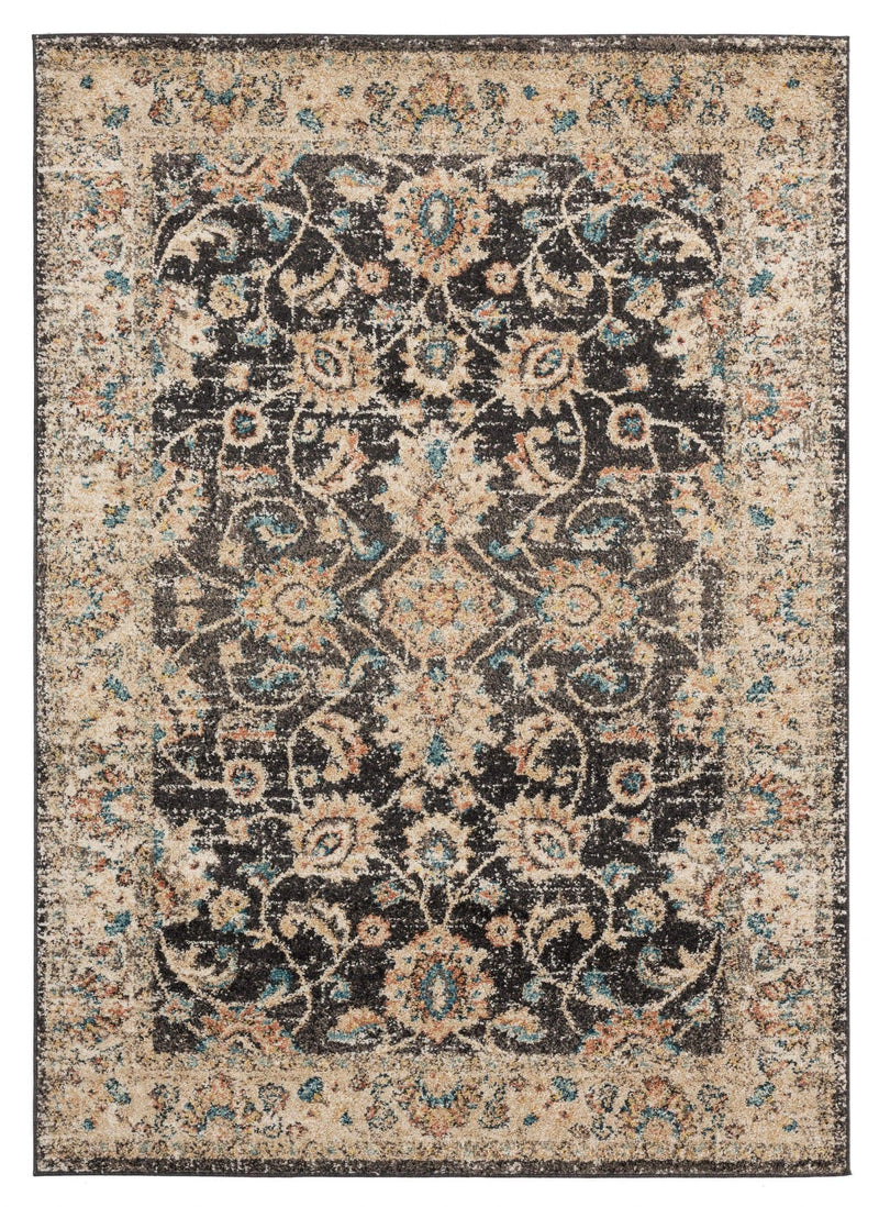 Rugs Cheap Rugs 118" x 158" x 0.37" Walnut Olefin Frieze Rug 9705 HomeRoots