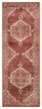 Rugs Cheap Rugs - 31" x 86" x 0.37" Brick Olefin Frieze Runner Rug HomeRoots