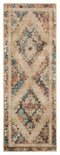Rugs Cheap Rugs - 31" x 86" x 0.37" Cream Olefin Frieze Runner Rug HomeRoots
